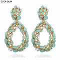 Cheapest Product Diamond - Encrusted Alloy Drop Earrings